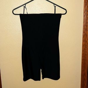 Women’s Strapless Black Romper